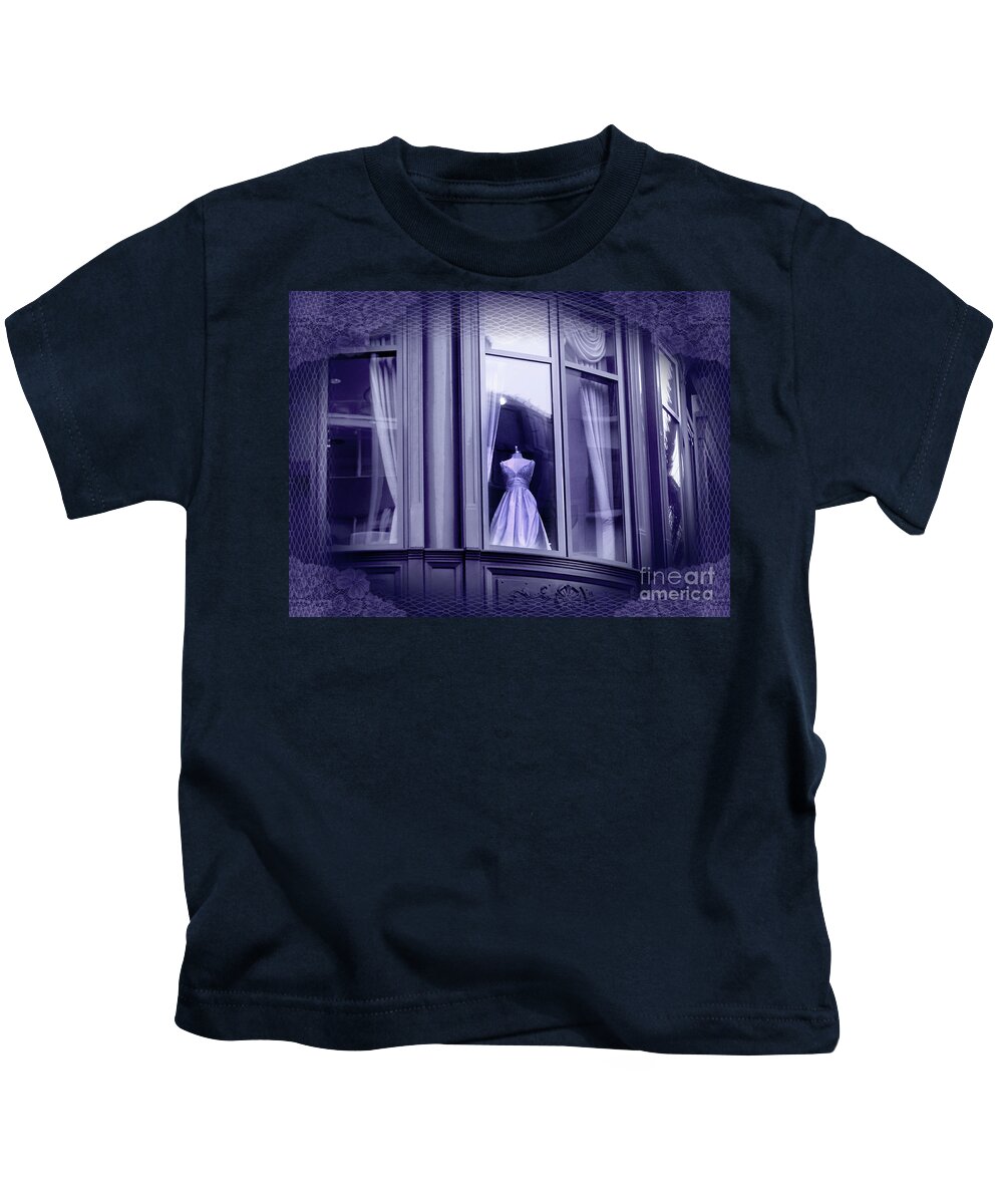 Bridal Kids T-Shirt featuring the photograph The Fading Scent of Lavender by Laura Iverson