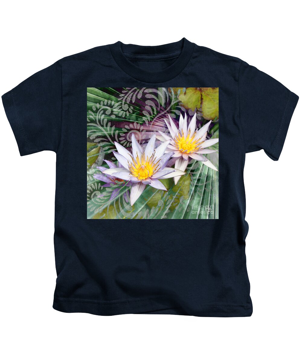 Floral Kids T-Shirt featuring the photograph Tranquilessence by Christopher Beikmann