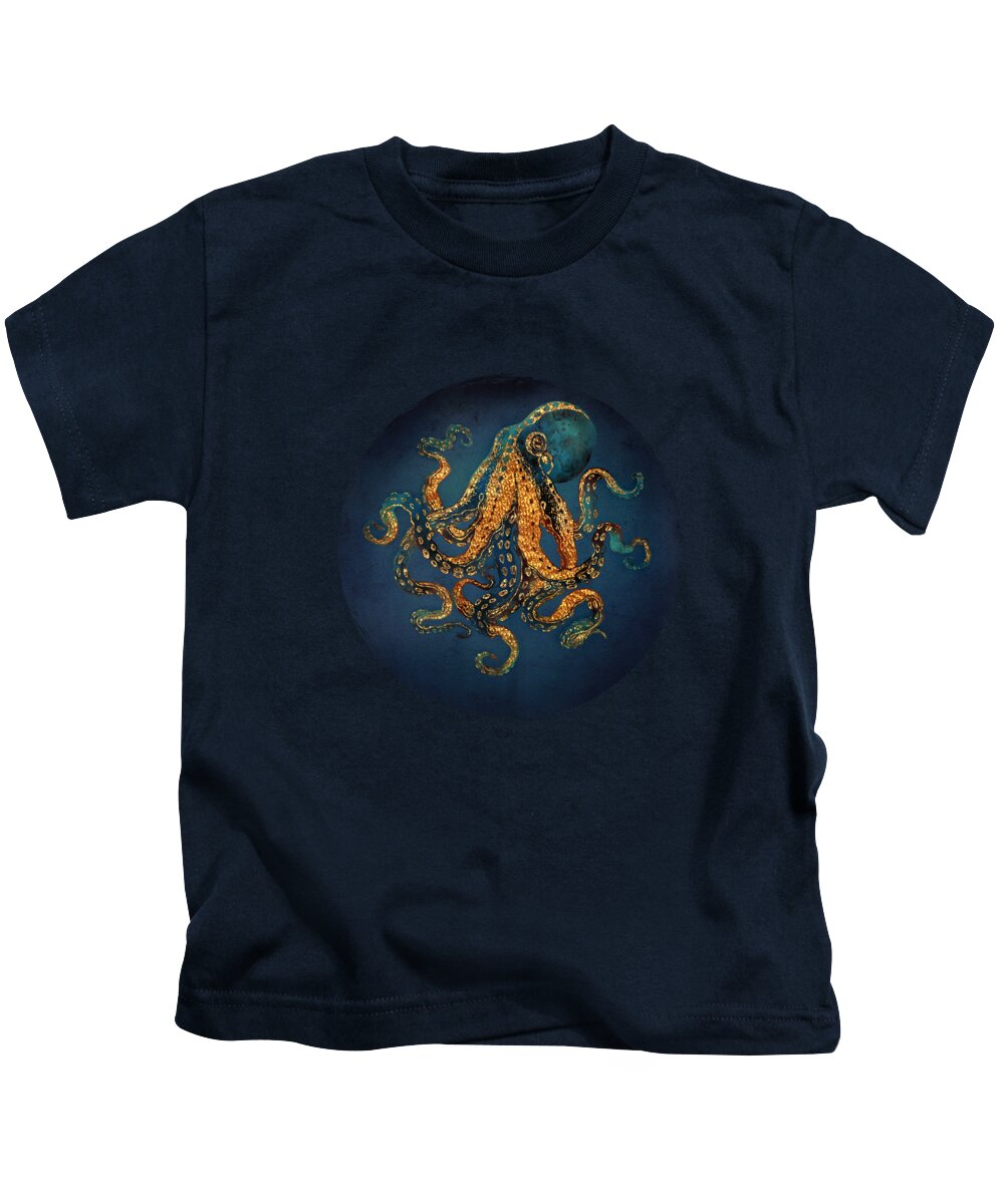 Water Kids T-Shirt featuring the digital art Underwater Dream IV by Spacefrog Designs