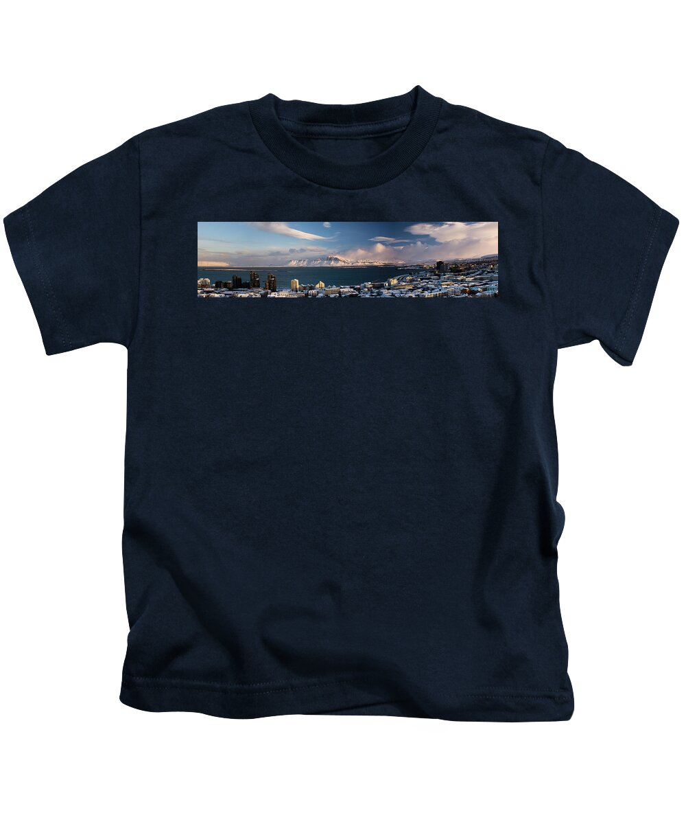 Northern Kids T-Shirt featuring the photograph Reykjavik #2 by Robert Grac