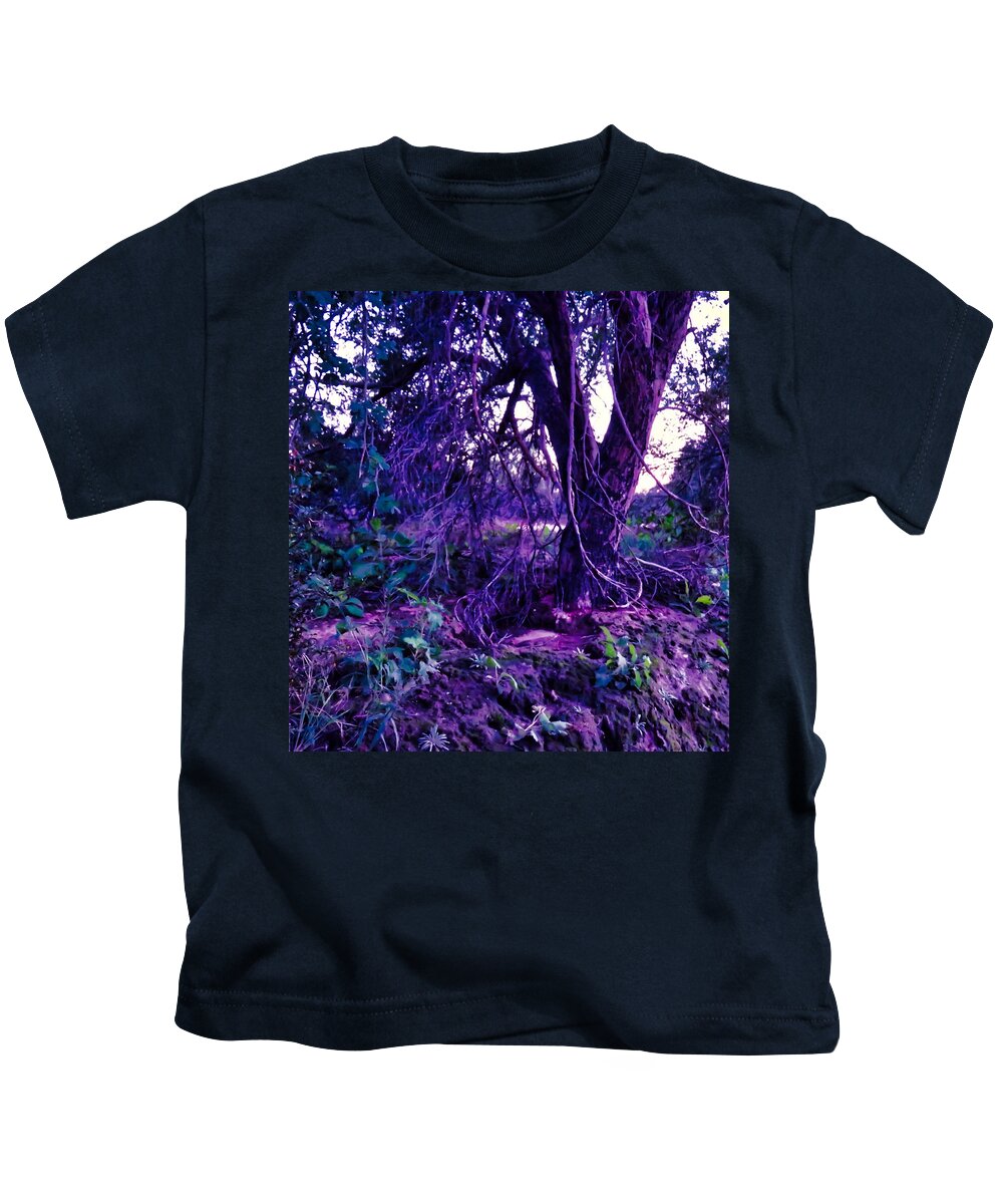 Afternoon Light Kids T-Shirt featuring the photograph Dreamy Desert Wash by Judy Kennedy