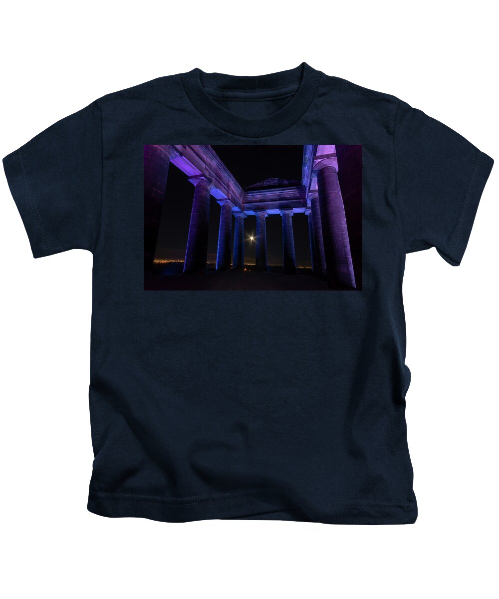 Penshaw Kids T-Shirt featuring the photograph Penshaw Monument 1 by Steev Stamford