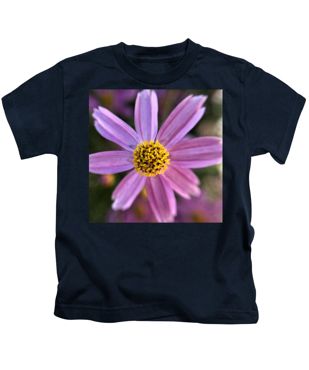 Psis Roses Kids T-Shirt featuring the photograph Pink Tickseed Blossom by Jori Reijonen