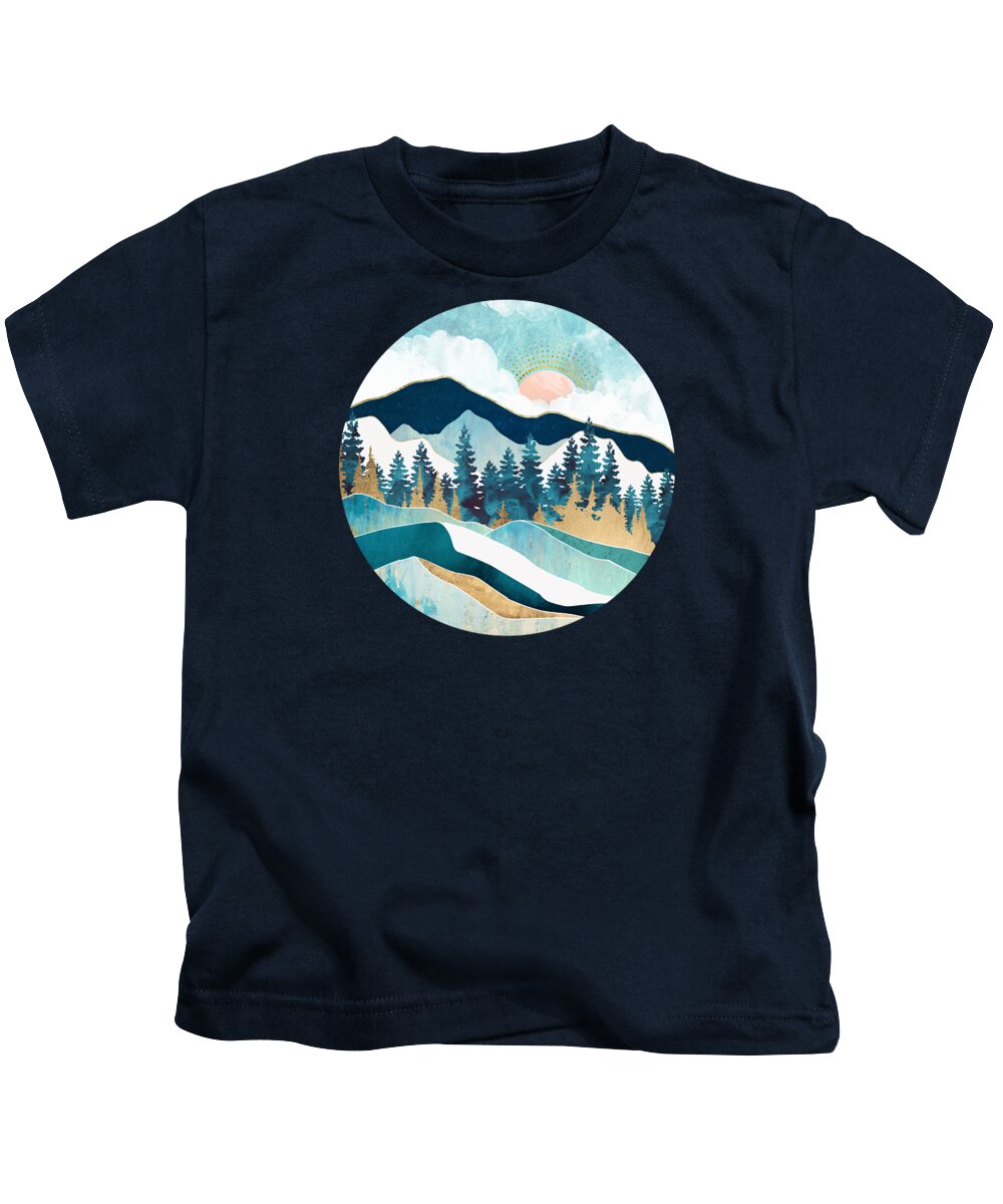 Summer Kids T-Shirt featuring the digital art Summer Forest by Spacefrog Designs