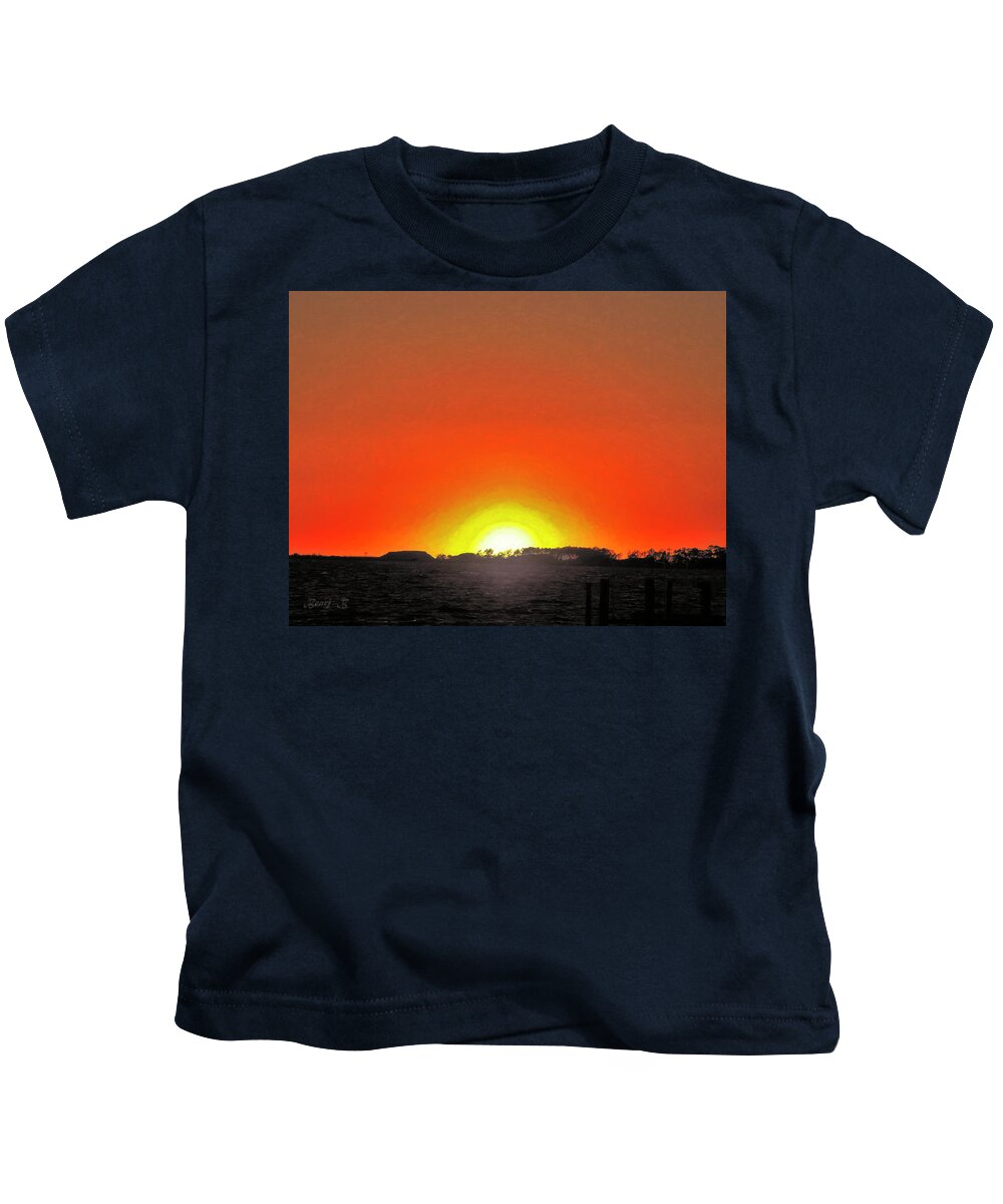 Sunset Kids T-Shirt featuring the photograph Sunset by Bearj B Photo Art
