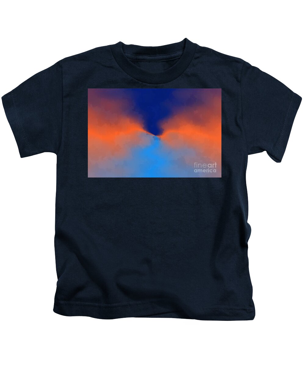 Sunset Kids T-Shirt featuring the digital art Toward the Sunset by Bill King