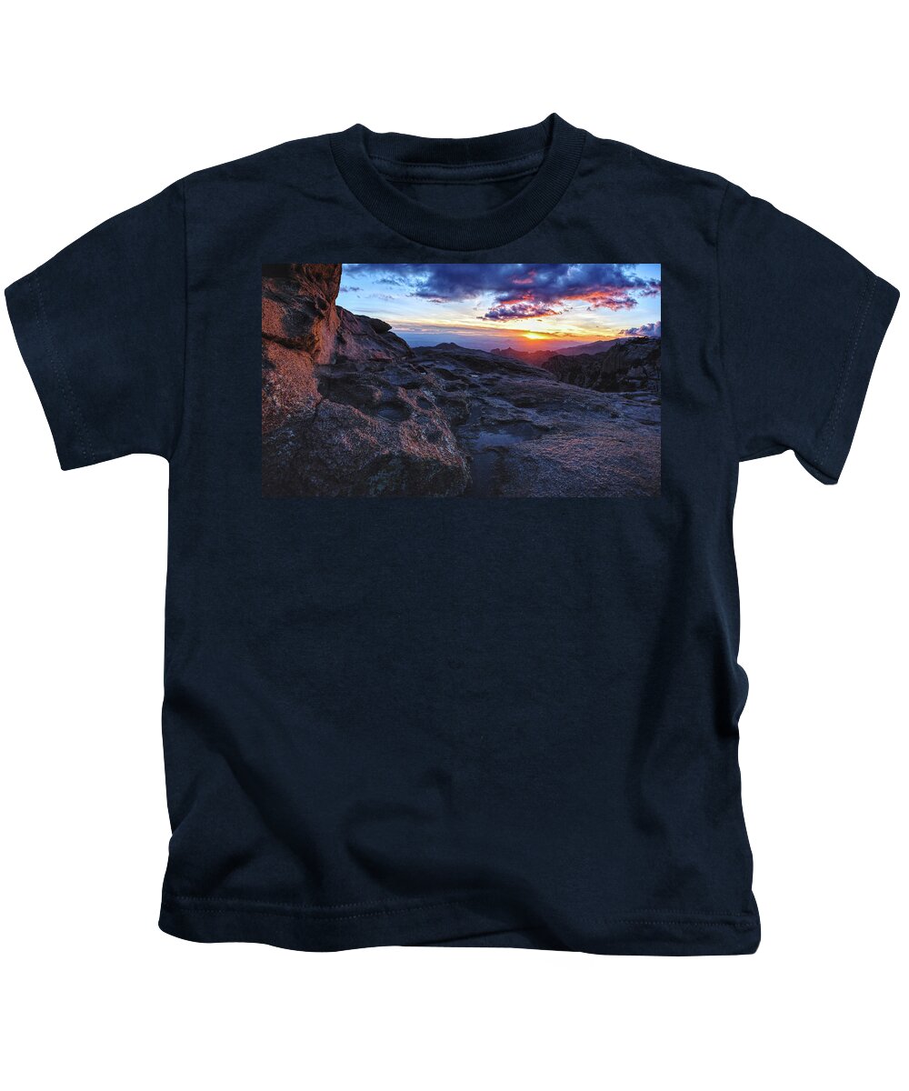 Tucson Kids T-Shirt featuring the photograph Windy Point Sunset by Chance Kafka