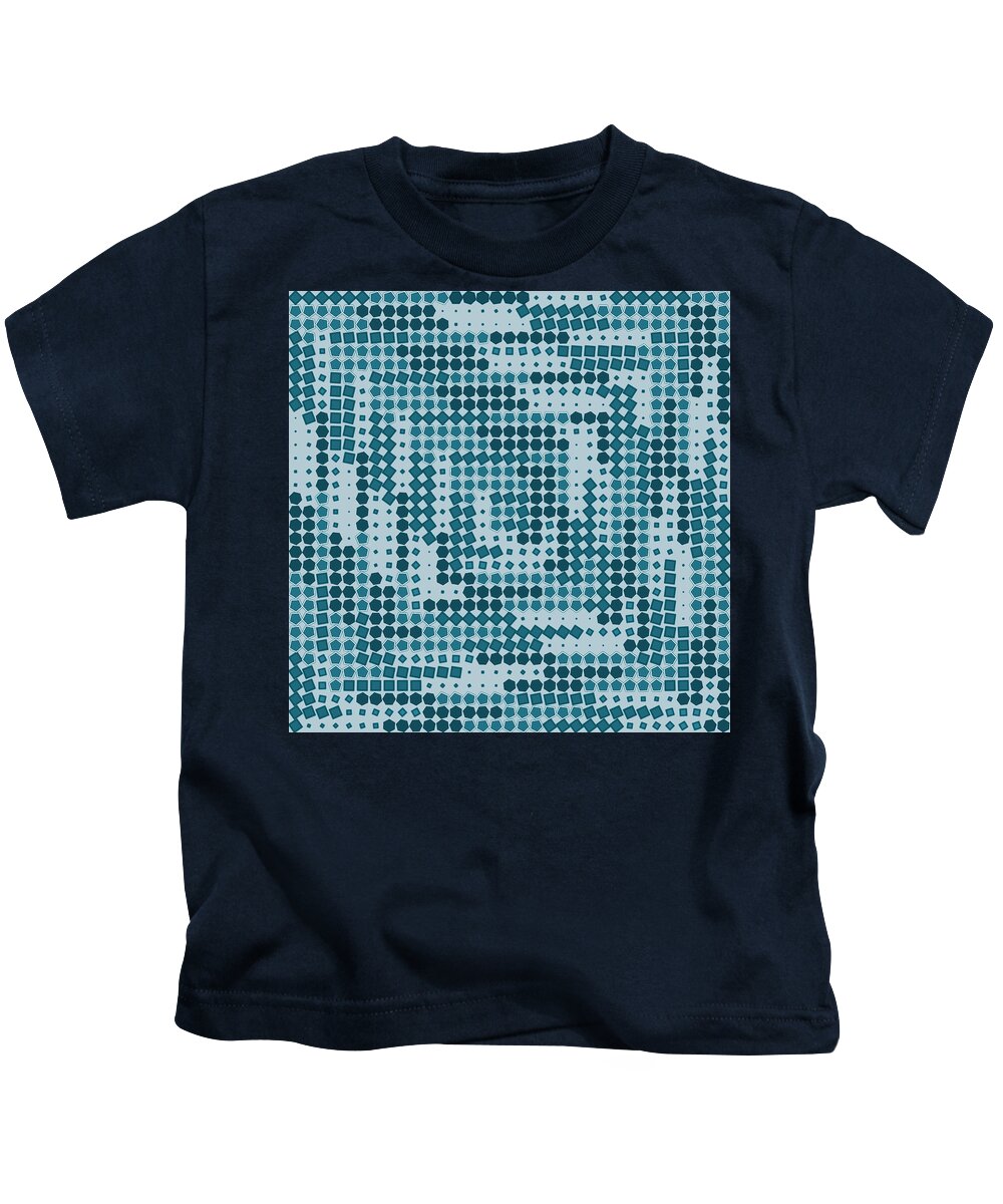Abstract Kids T-Shirt featuring the digital art Pattern 9 #1 by Marko Sabotin