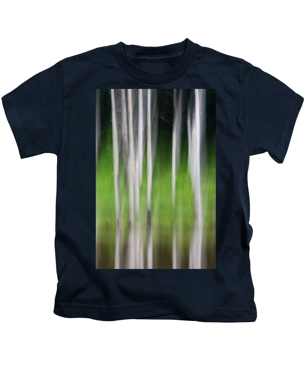 Jordan Lake Kids T-Shirt featuring the photograph Blurred Reflection by Melissa Southern