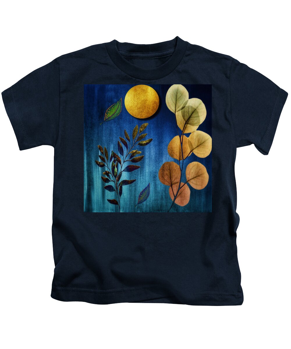 Abstract Art Kids T-Shirt featuring the mixed media Change by Canessa Thomas