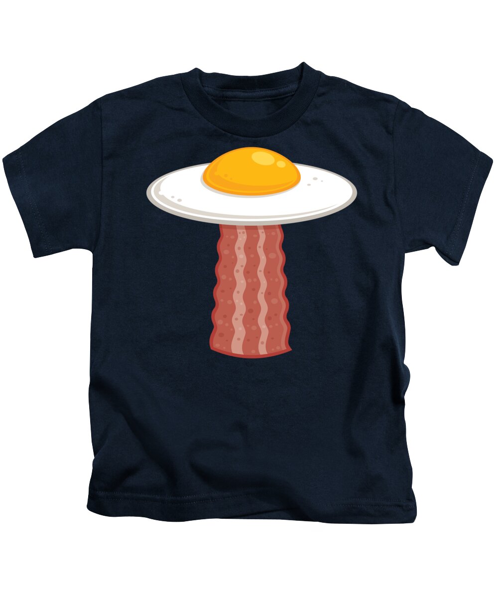 Egg Kids T-Shirt featuring the digital art Eggstraterrestrial by John Schwegel