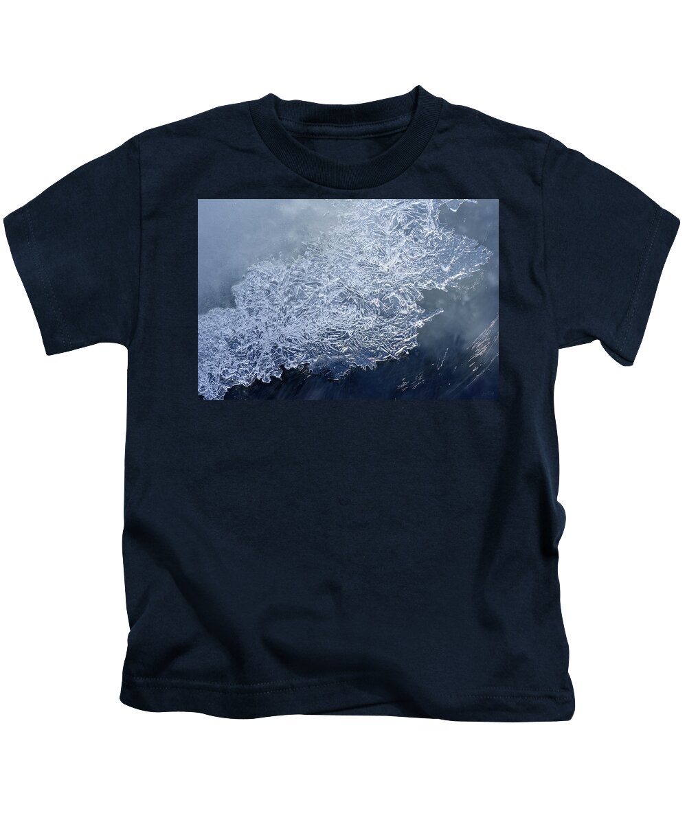 Ice Kids T-Shirt featuring the photograph Hash-Frozen by James Covello