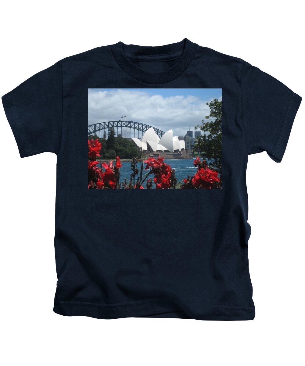 Bridge Kids T-Shirt featuring the photograph Iconic Sydney by Calvin Boyer