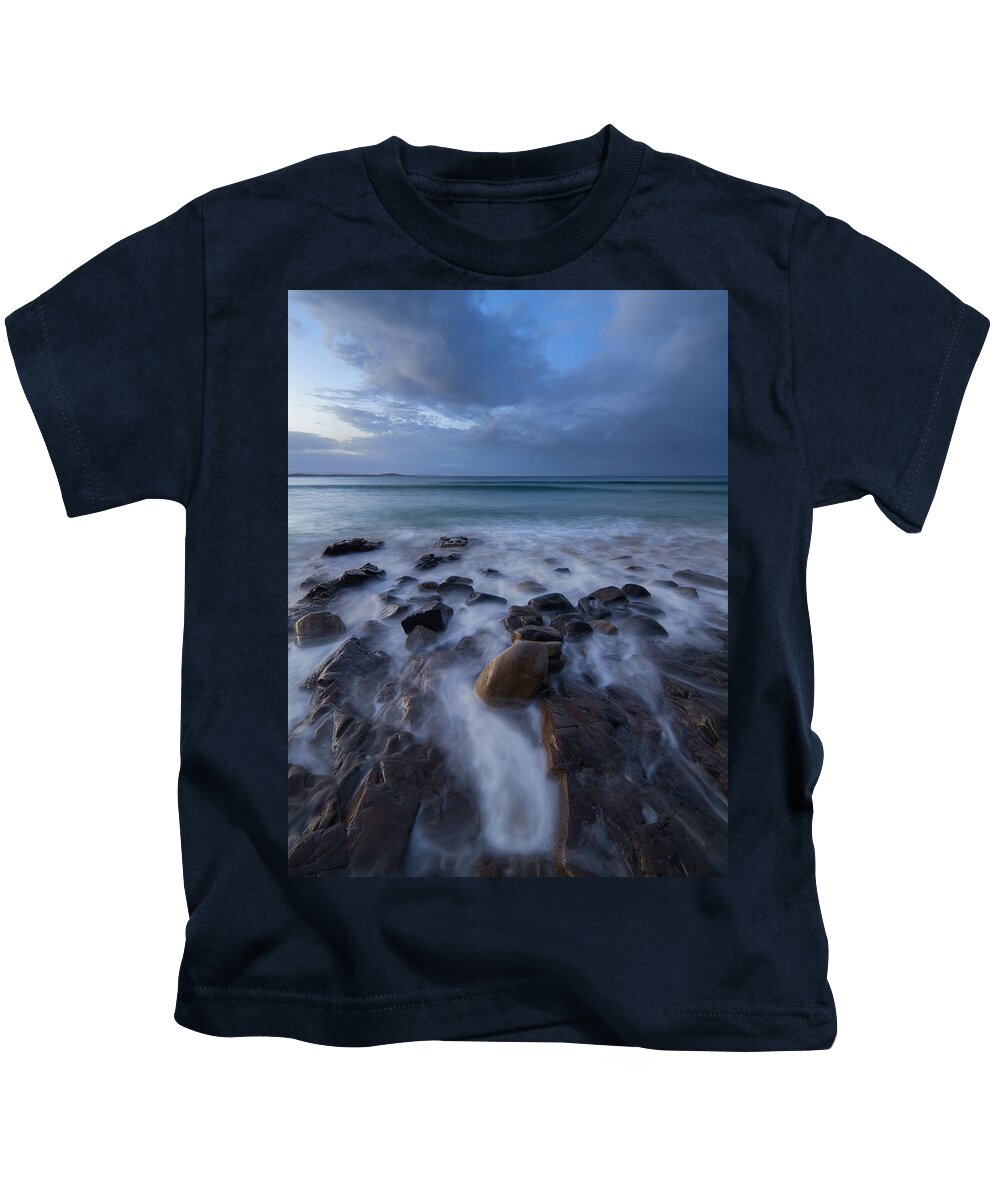 Sunset Kids T-Shirt featuring the photograph In Noosa by Nicolas Lombard