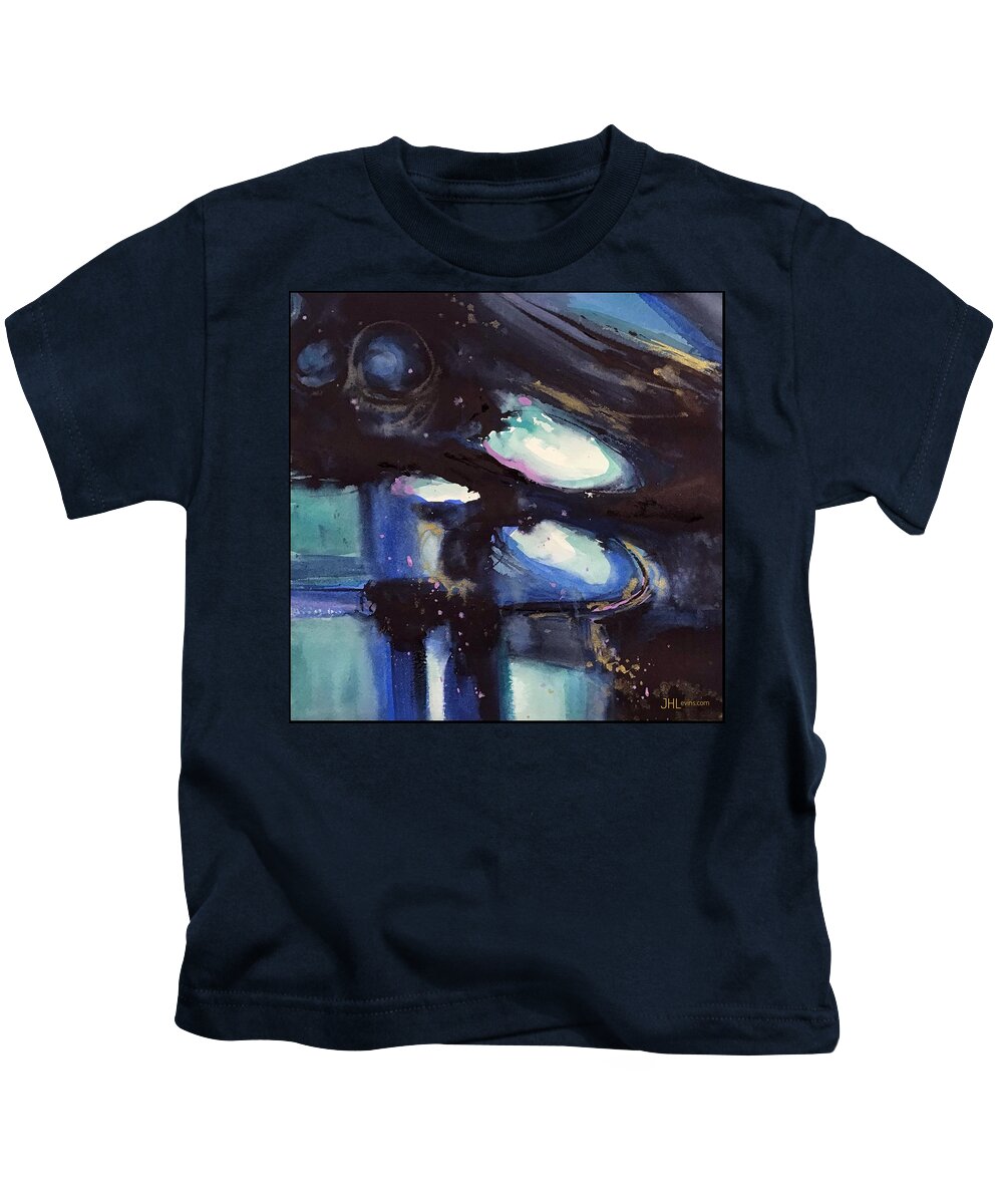 Abstract Kids T-Shirt featuring the painting Infinite by Judith Levins