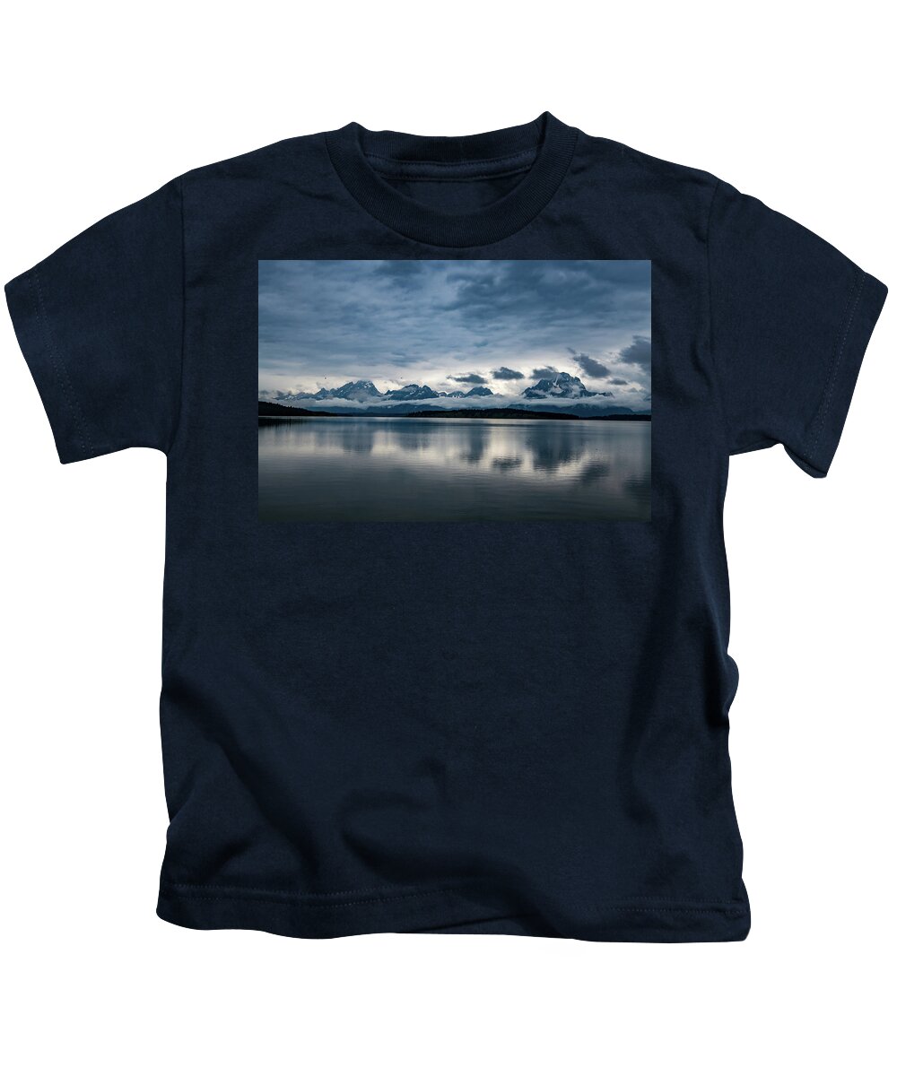 Nature Kids T-Shirt featuring the photograph Jackson Lake - Grand Tetons National Park by Rose Guinther