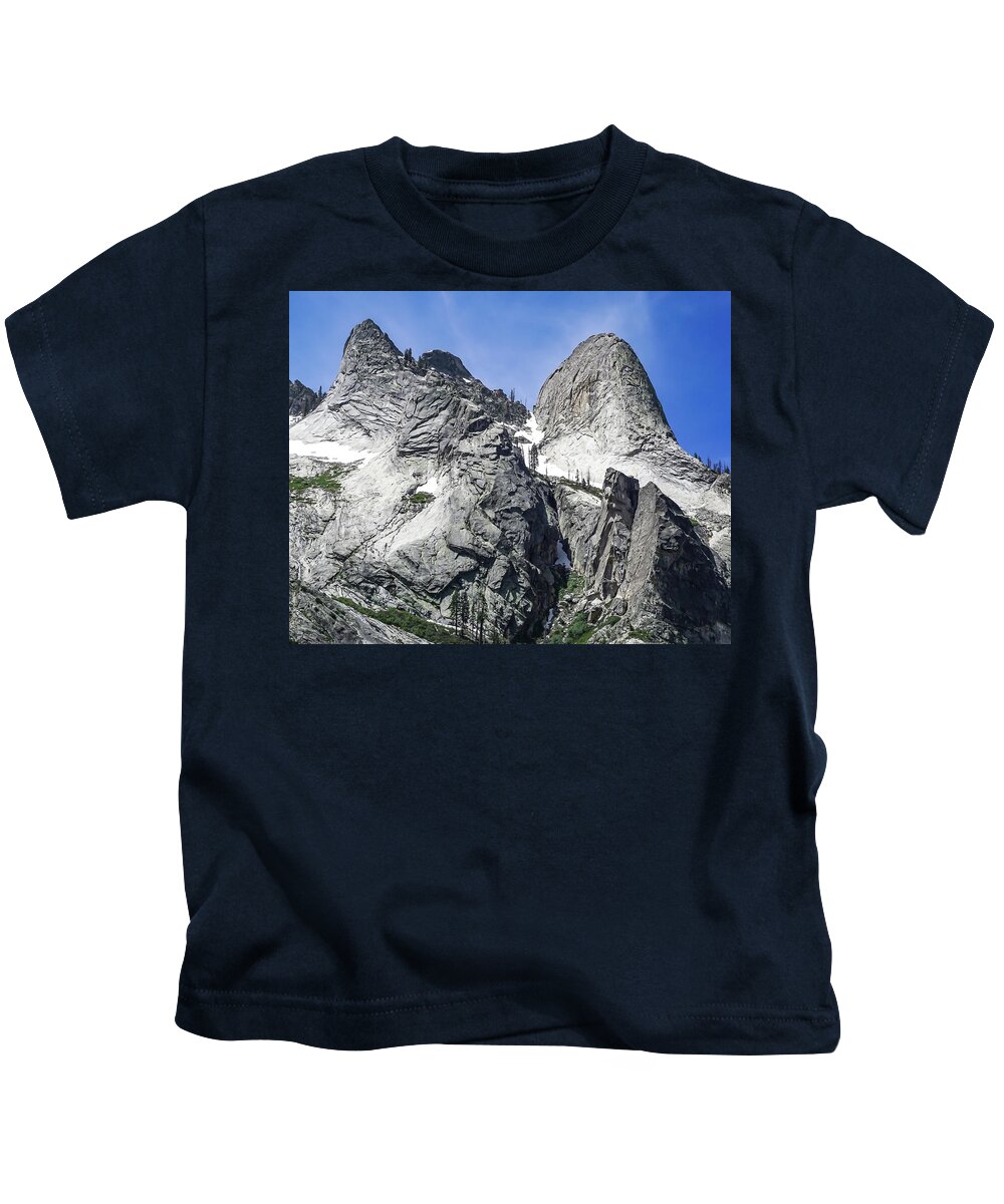 Sequoia National Park Kids T-Shirt featuring the photograph World of Granite by Brett Harvey