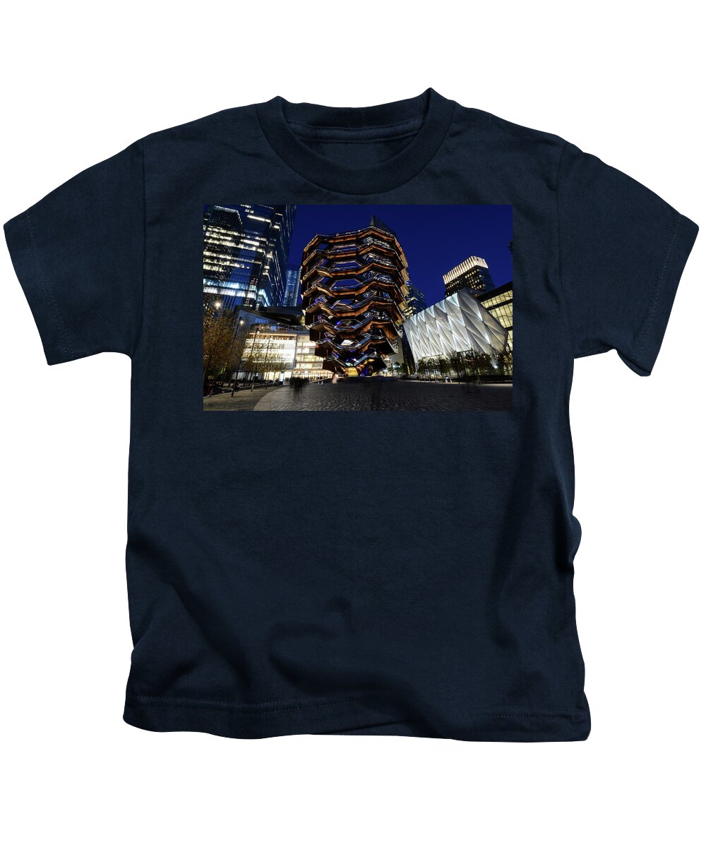 The Vessel Kids T-Shirt featuring the photograph The Vessel, NYC - Hudson Yards, New York City by Earth And Spirit