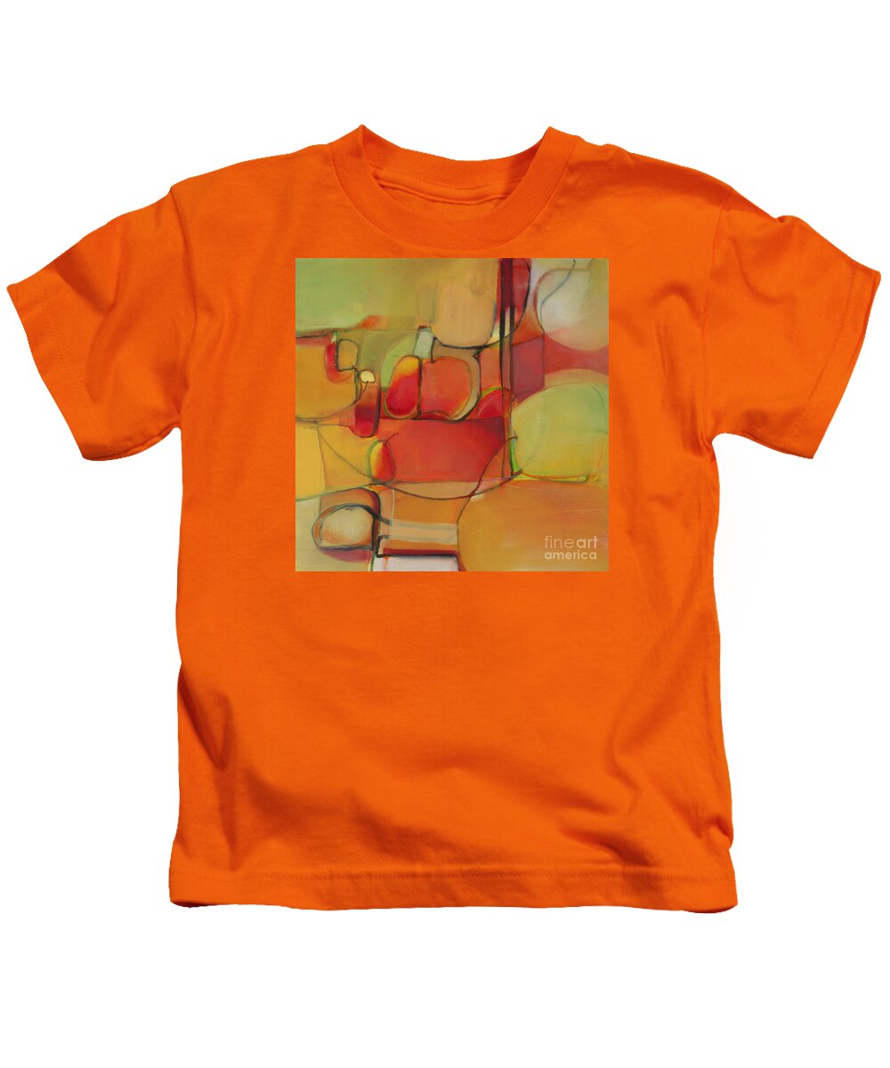 Watercolor Kids T-Shirt featuring the painting Bowl of Fruit by Michelle Abrams