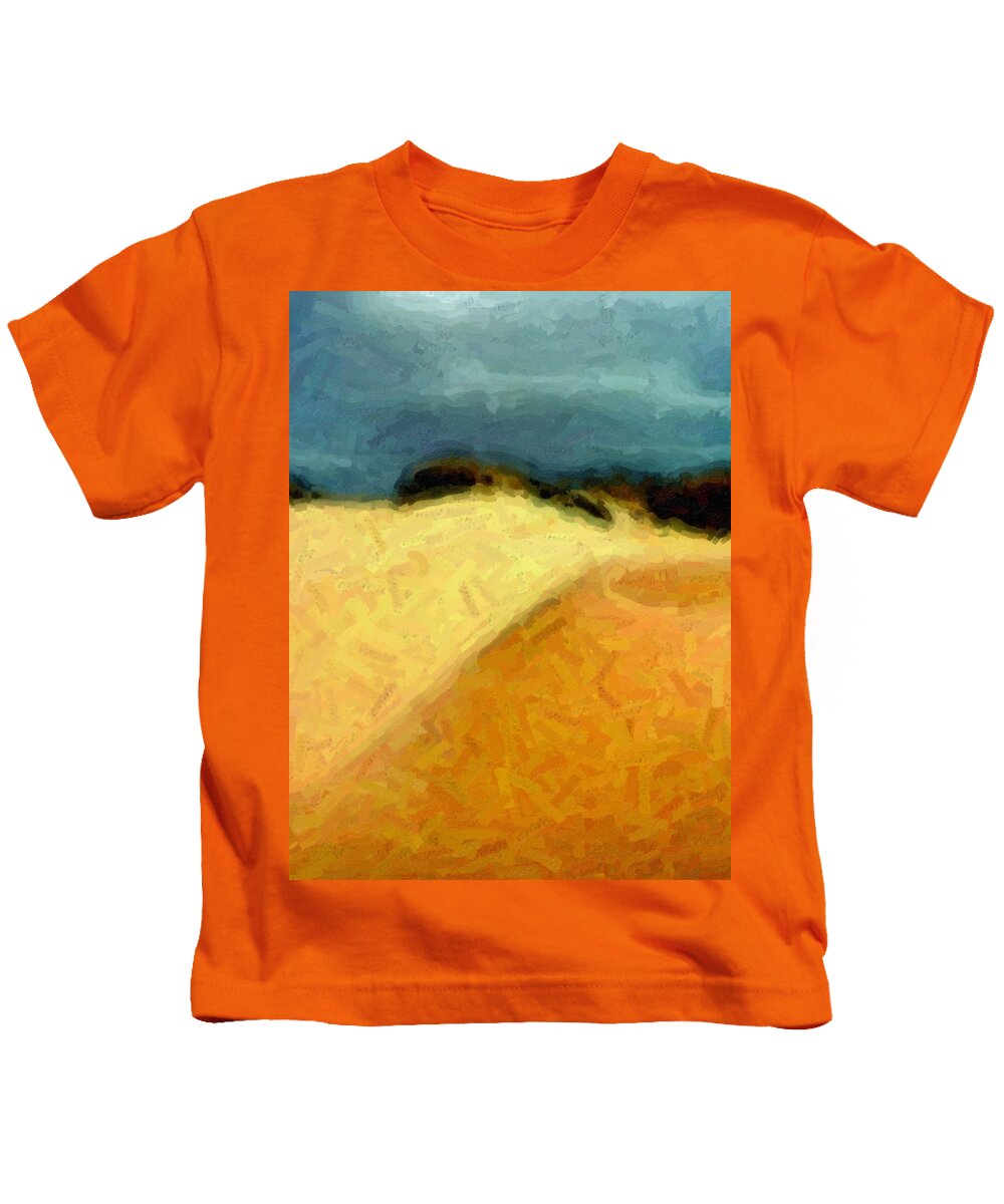 Digital Kids T-Shirt featuring the digital art Dunes 1 by David Hansen