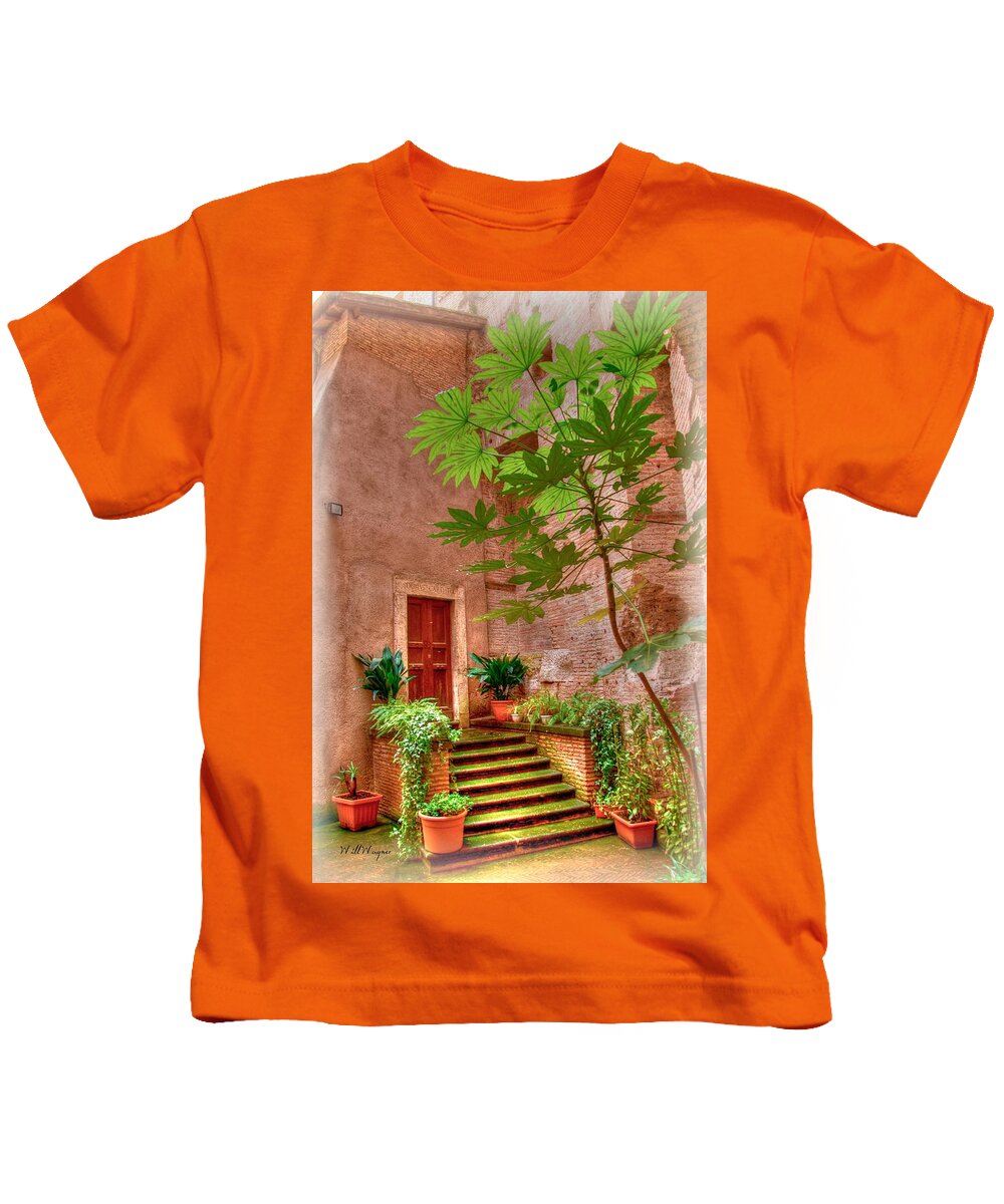 Door Kids T-Shirt featuring the photograph Entrance by Will Wagner