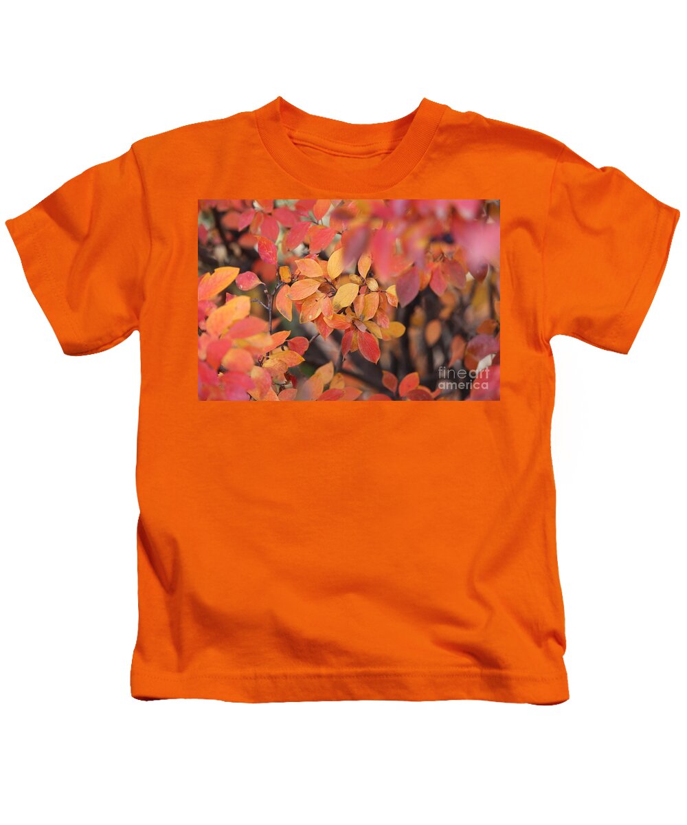 Fall Kids T-Shirt featuring the photograph Fall by Ann E Robson