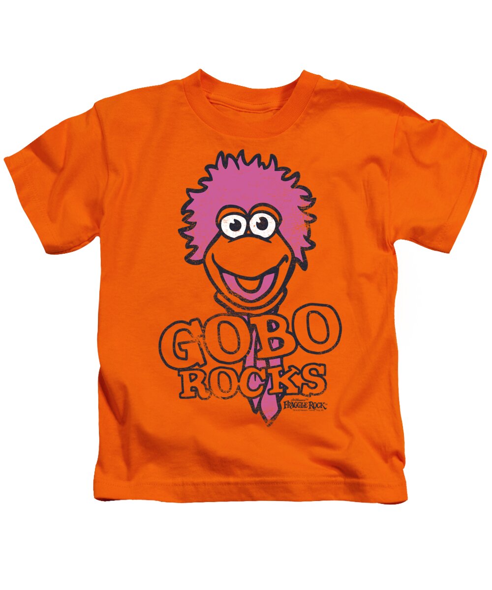  Kids T-Shirt featuring the digital art Fraggle Rock - Gobo Rocks by Brand A