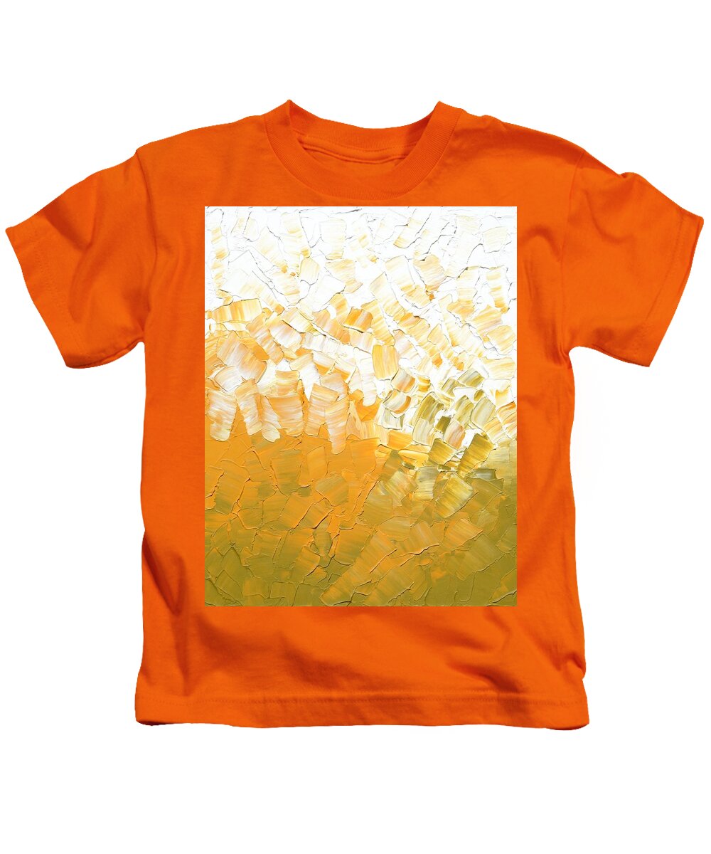 Faith Kids T-Shirt featuring the painting Into The Light by Linda Bailey