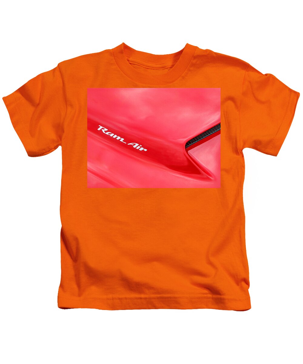 Pontiac Firebird Kids T-Shirt featuring the photograph Ram Air - Pontiac Trans Am by Gill Billington