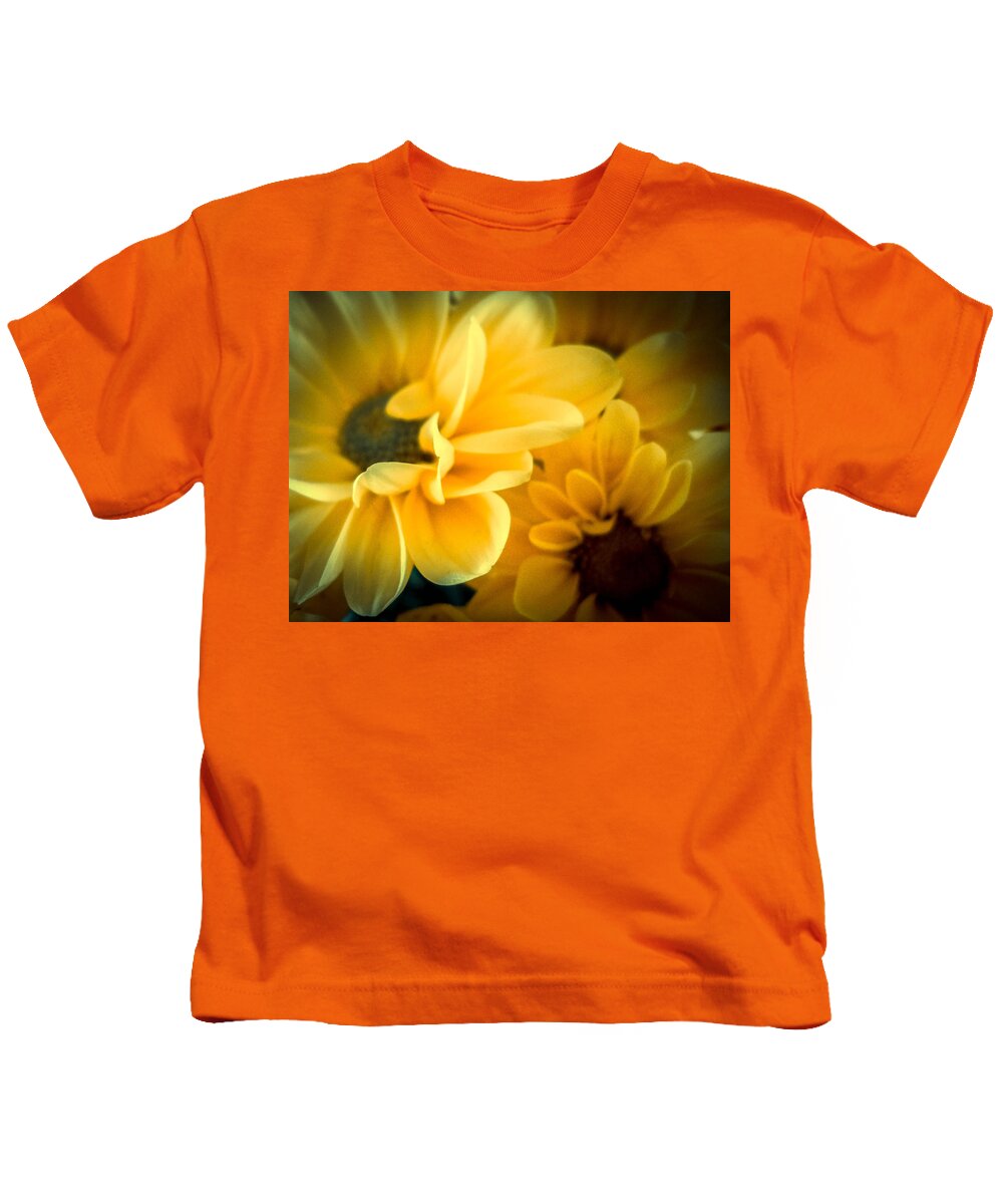 Flower Kids T-Shirt featuring the photograph Spring Mums by Judy Hall-Folde