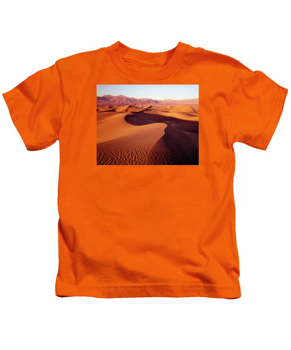 Sunrise Kids T-Shirt featuring the photograph 2A6856-Sunrise on Death Valley by Ed Cooper Photography