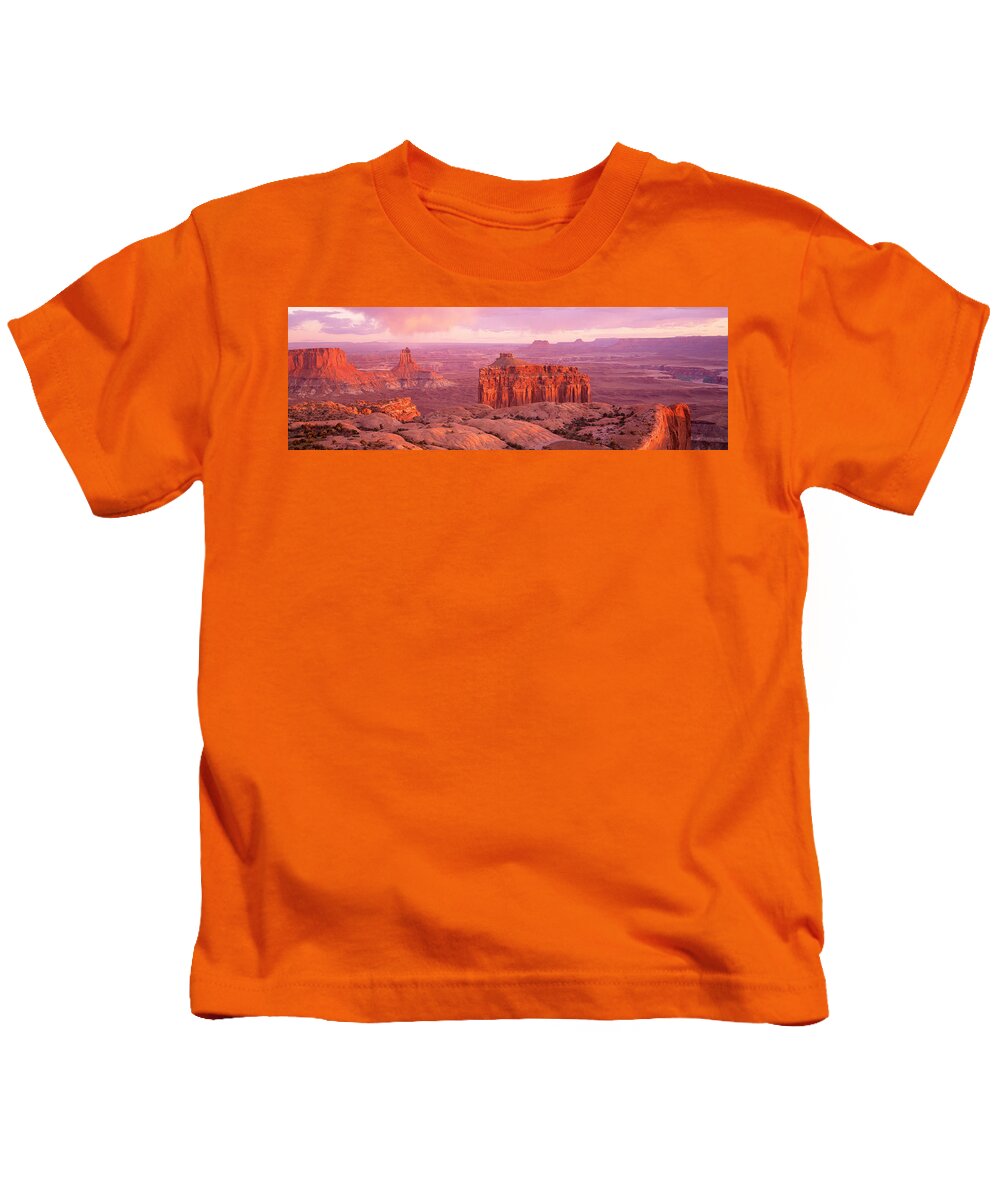 Photography Kids T-Shirt featuring the photograph Usa, Utah, Canyonlands National Park by Panoramic Images
