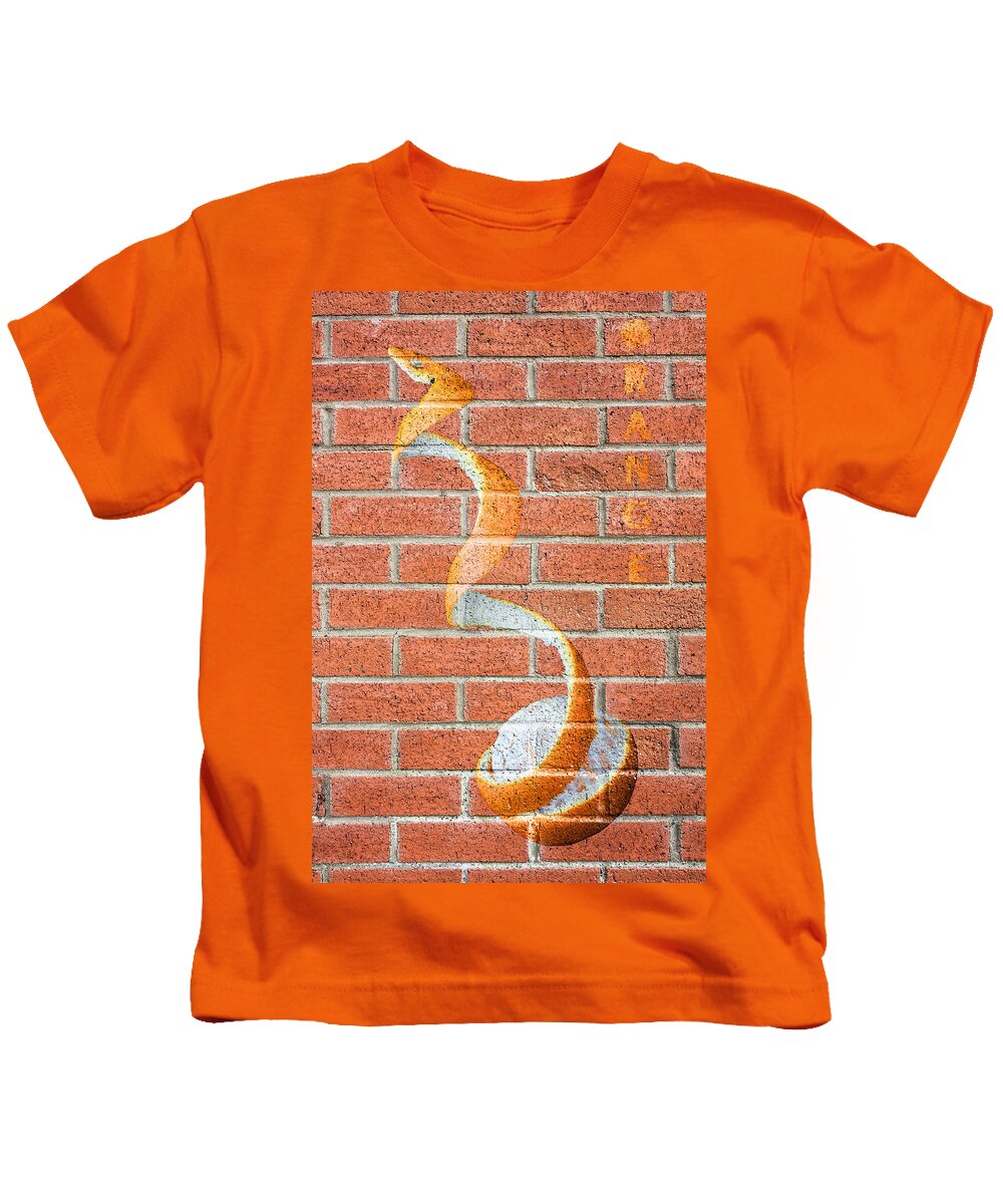 Background Kids T-Shirt featuring the photograph Vitamin C Wall by Semmick Photo
