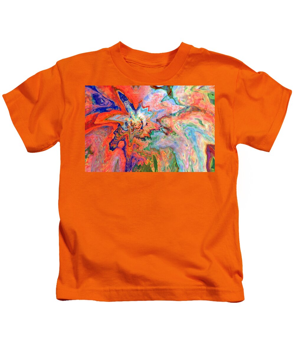 Digital Decor Kids T-Shirt featuring the digital art Close to Mars by Andrew Hewett
