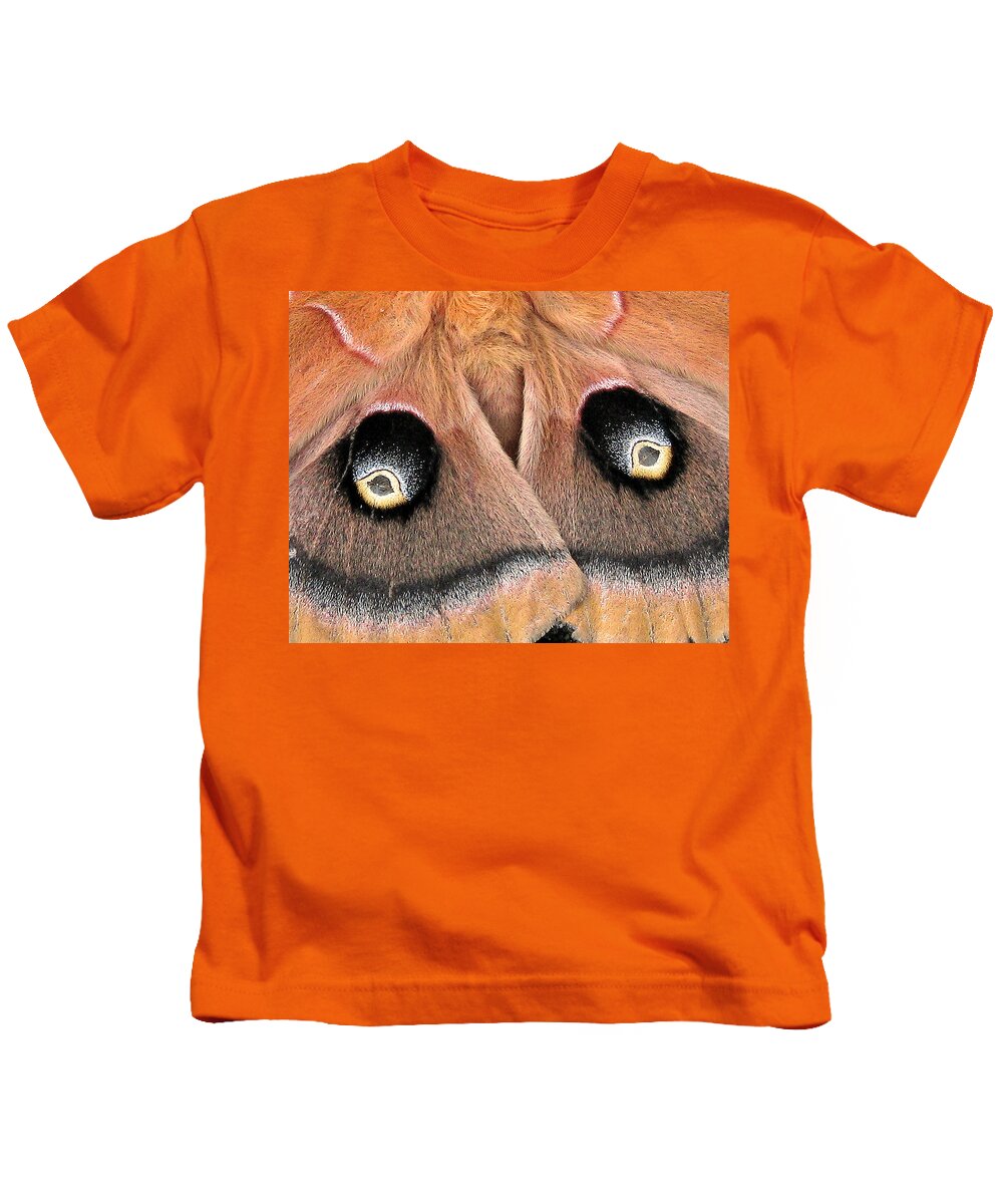 Nature Kids T-Shirt featuring the photograph Eyes of Deception by Peggy Urban