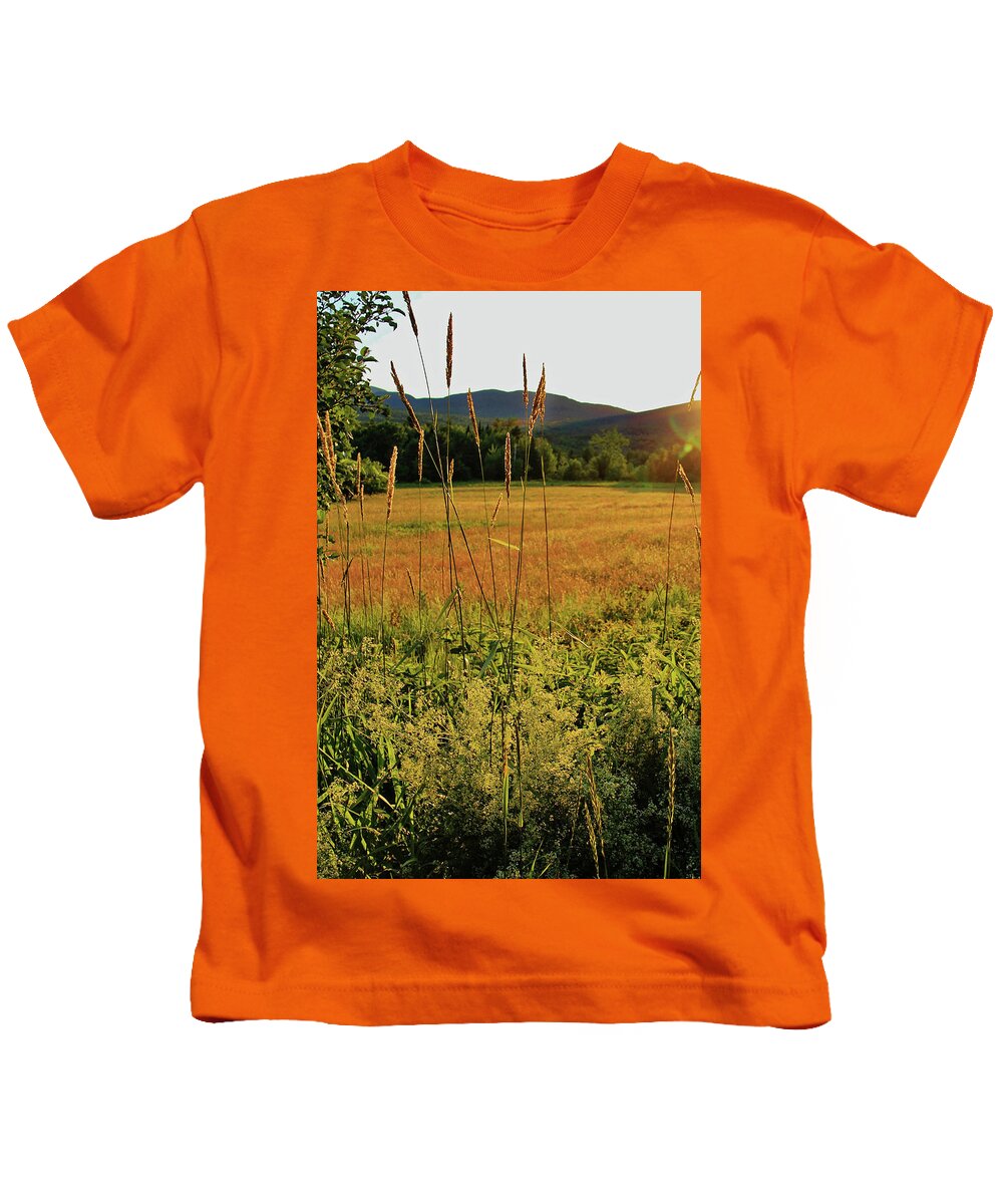 Sunset Kids T-Shirt featuring the photograph Sunset Field #2 by Doolittle Photography and Art