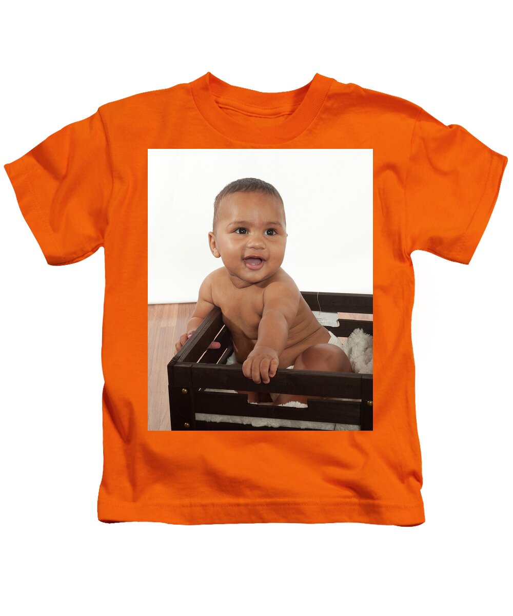 Amir 6 Months Kids T-Shirt by Mary Stanley - Pixels