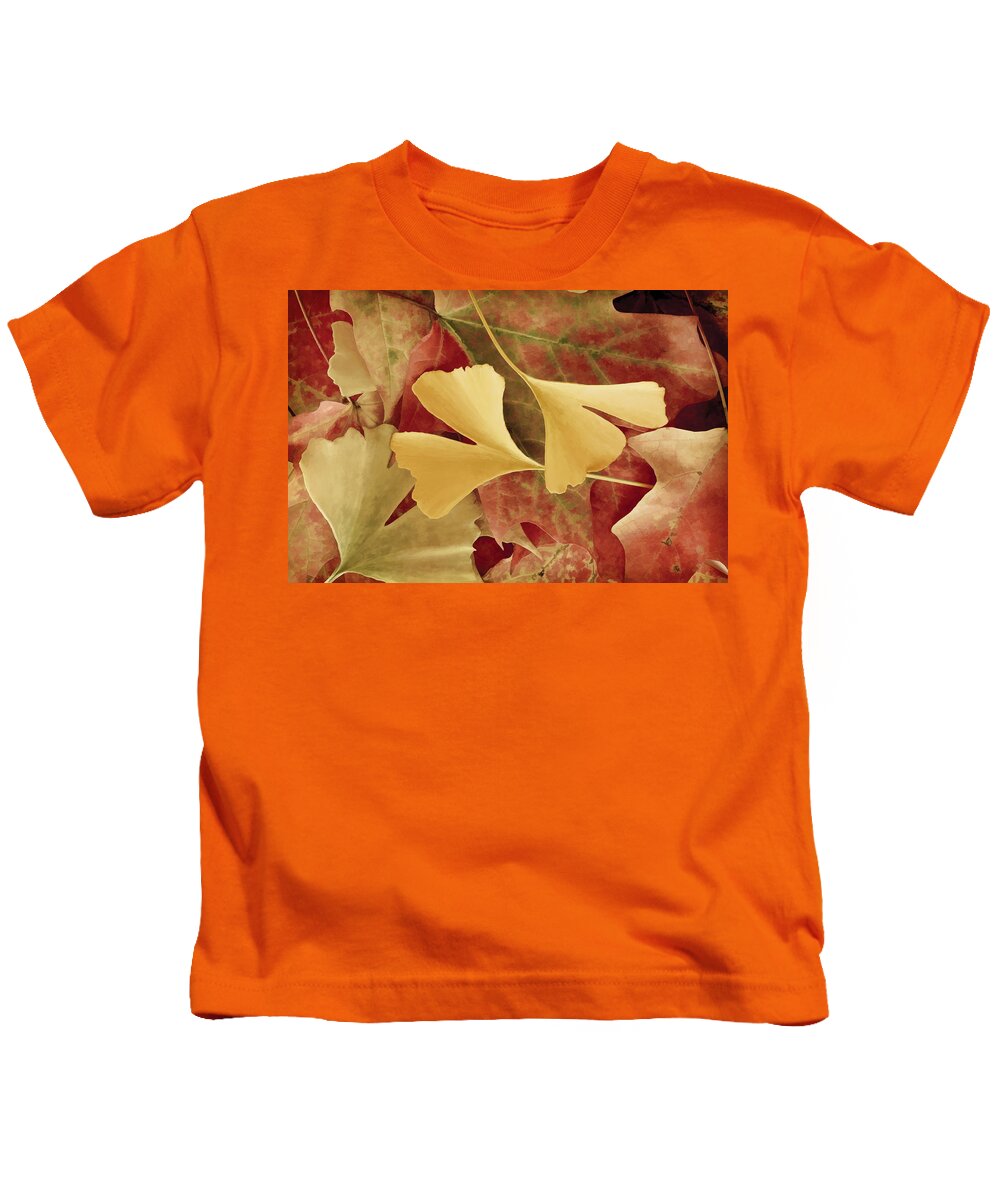 Autumn Kids T-Shirt featuring the photograph Autumn Yellow by Joye Ardyn Durham