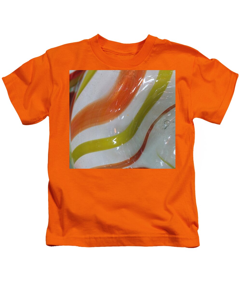 Abstract Kids T-Shirt featuring the digital art Bottoms Up #21 by Scott S Baker