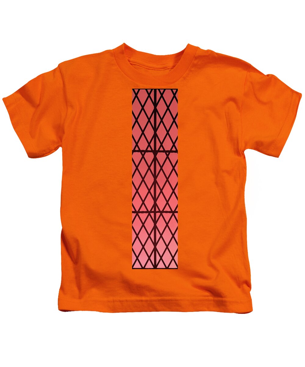 Window Kids T-Shirt featuring the photograph Castle Window Coral by Aimee L Maher ALM GALLERY