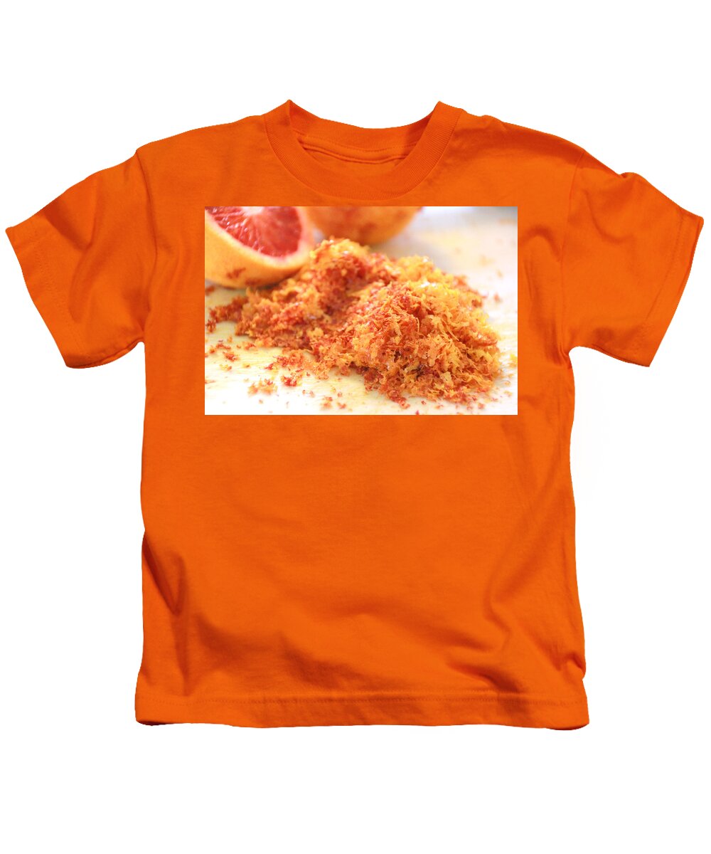 Orange Kids T-Shirt featuring the photograph Citrus Blood Oranges by Shelley Neff