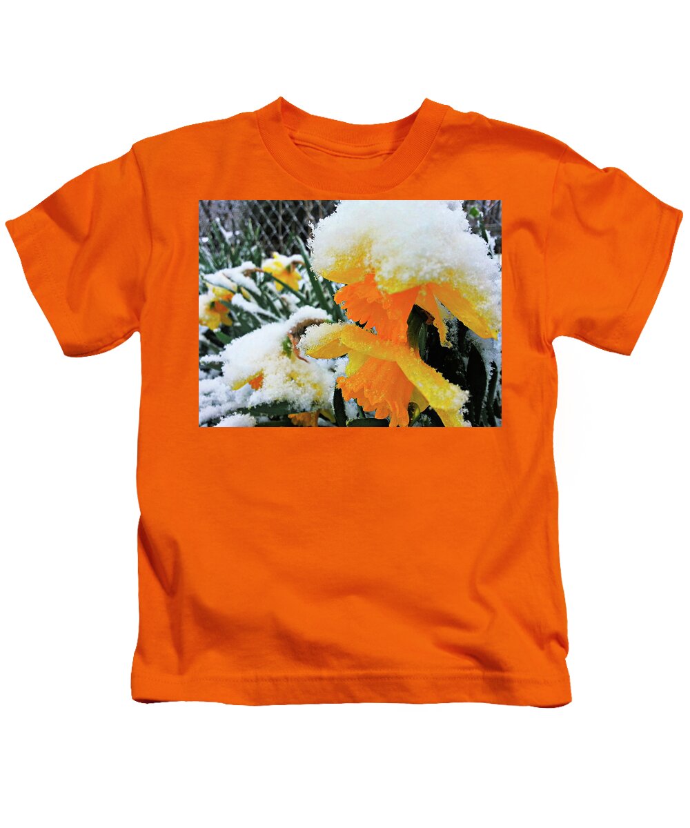 Spring Kids T-Shirt featuring the photograph Frosted Sunshine by Robert Knight