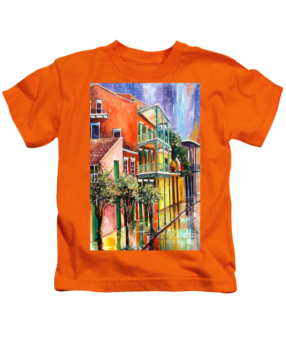 New Orleans Kids T-Shirt featuring the painting House of the Rising Sun by Diane Millsap