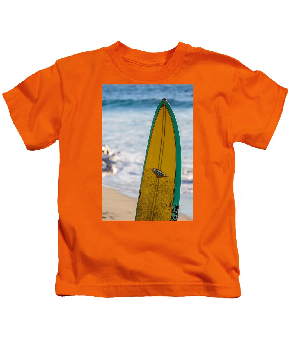 Beach Kids T-Shirt featuring the photograph Just a Hobie of Mine by Peter Tellone