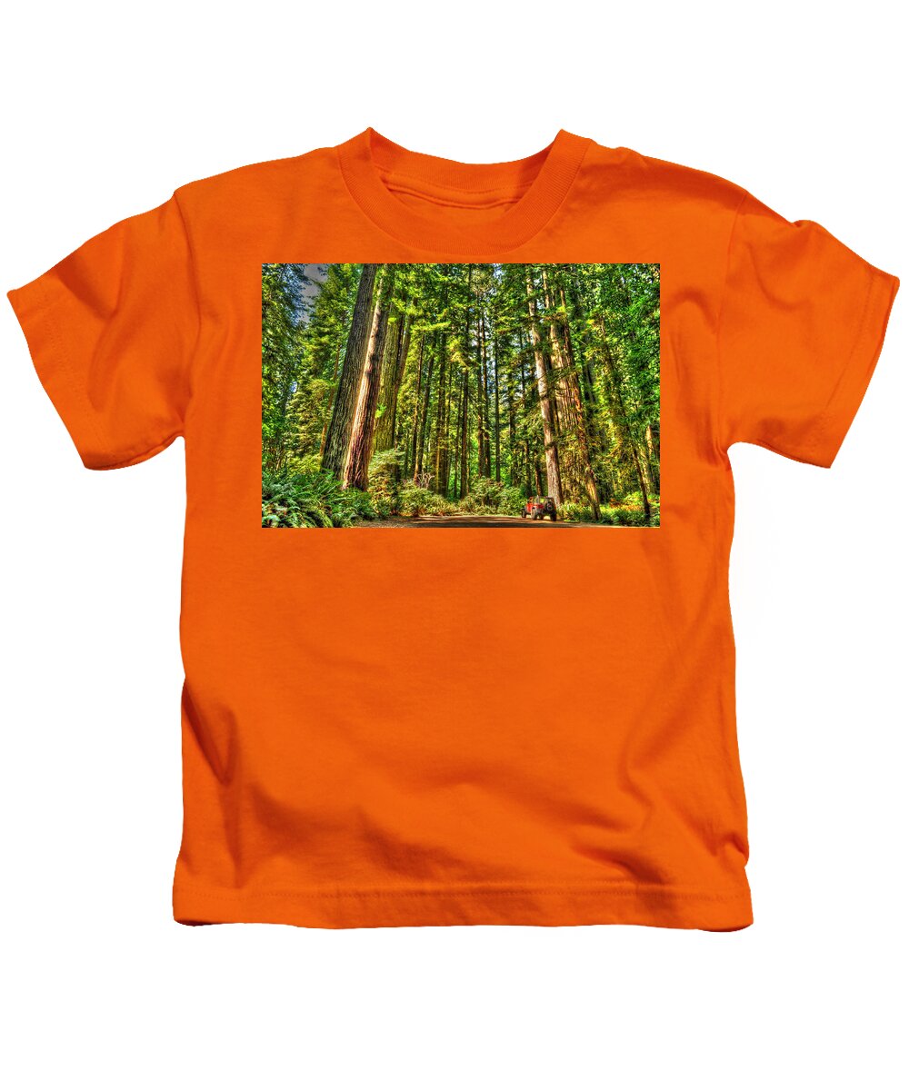 Photograph Kids T-Shirt featuring the photograph Land of the Giants by Richard Gehlbach