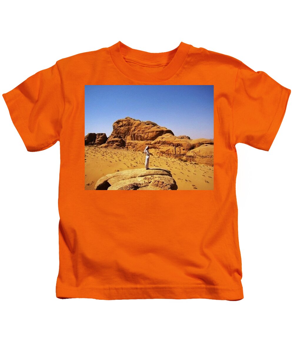 Lawrence Of Arabia Kids T-Shirt featuring the photograph Lawrence by Mark Mitchell