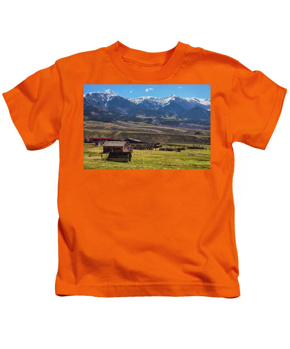 West Kids T-Shirt featuring the photograph Like An Old Western Movie by James BO Insogna