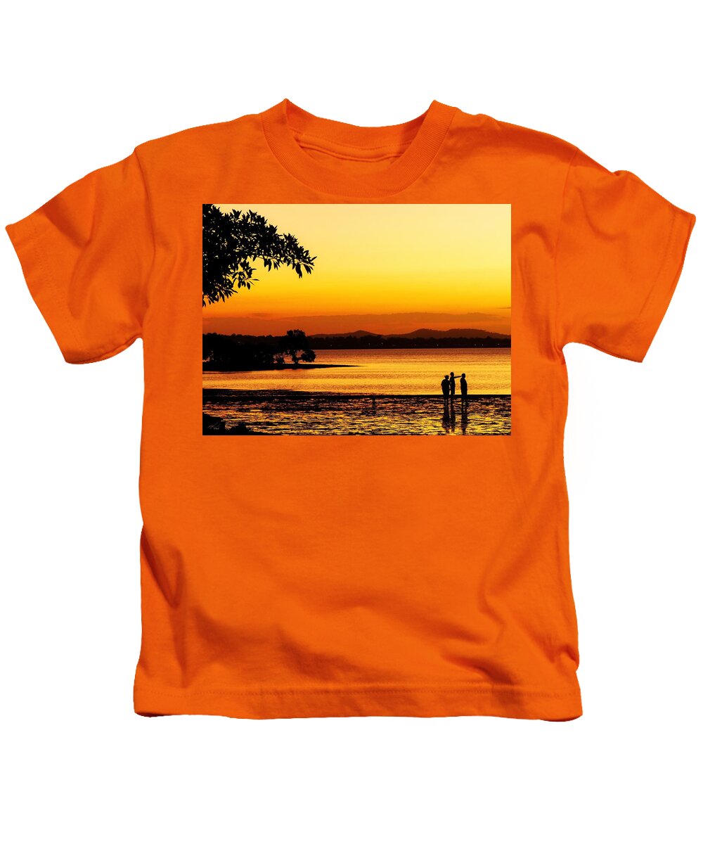  Kids T-Shirt featuring the photograph Look Over There by Michael Blaine