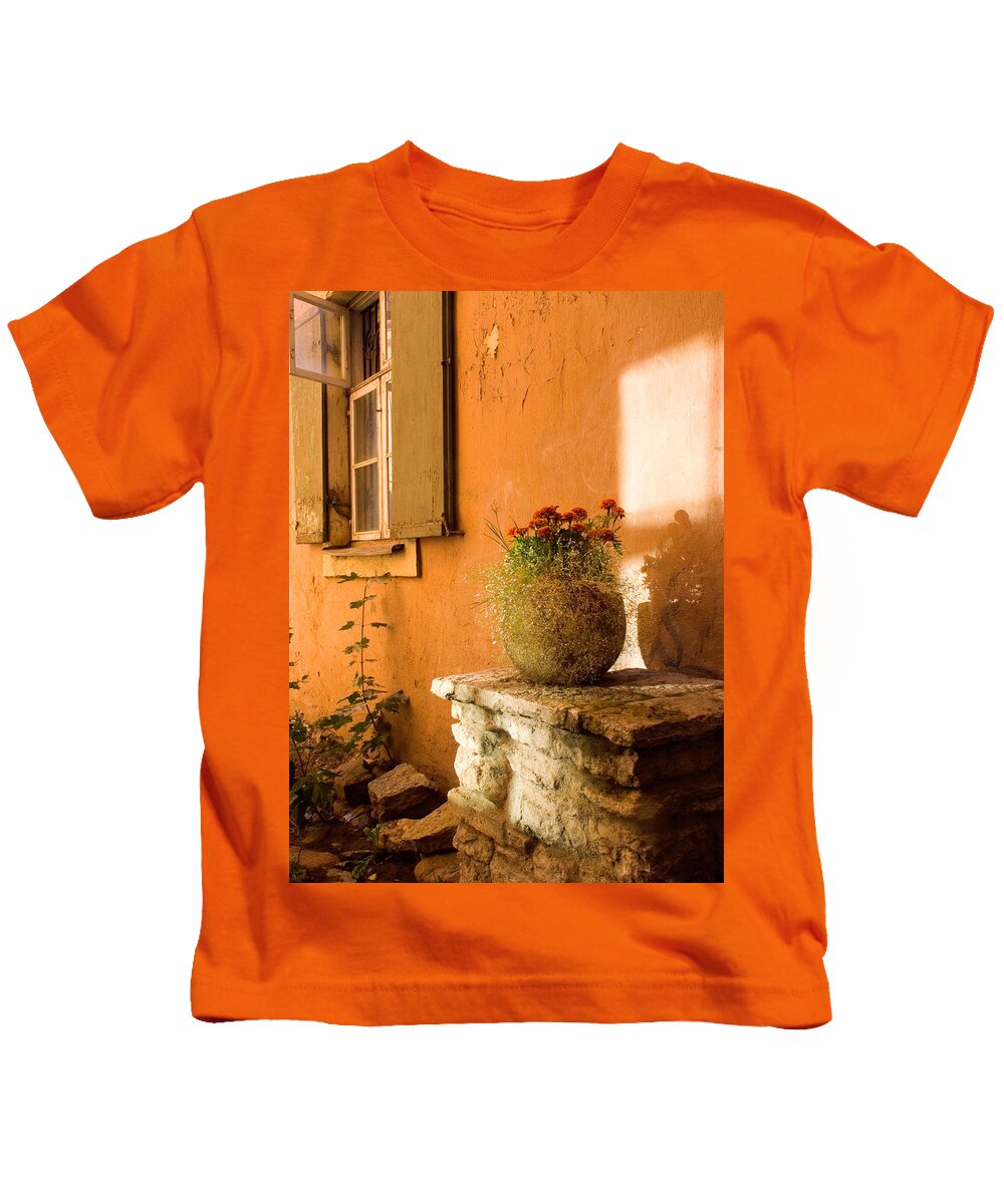 Tuscany Kids T-Shirt featuring the photograph Morning Light Tuscany by Cliff Wassmann