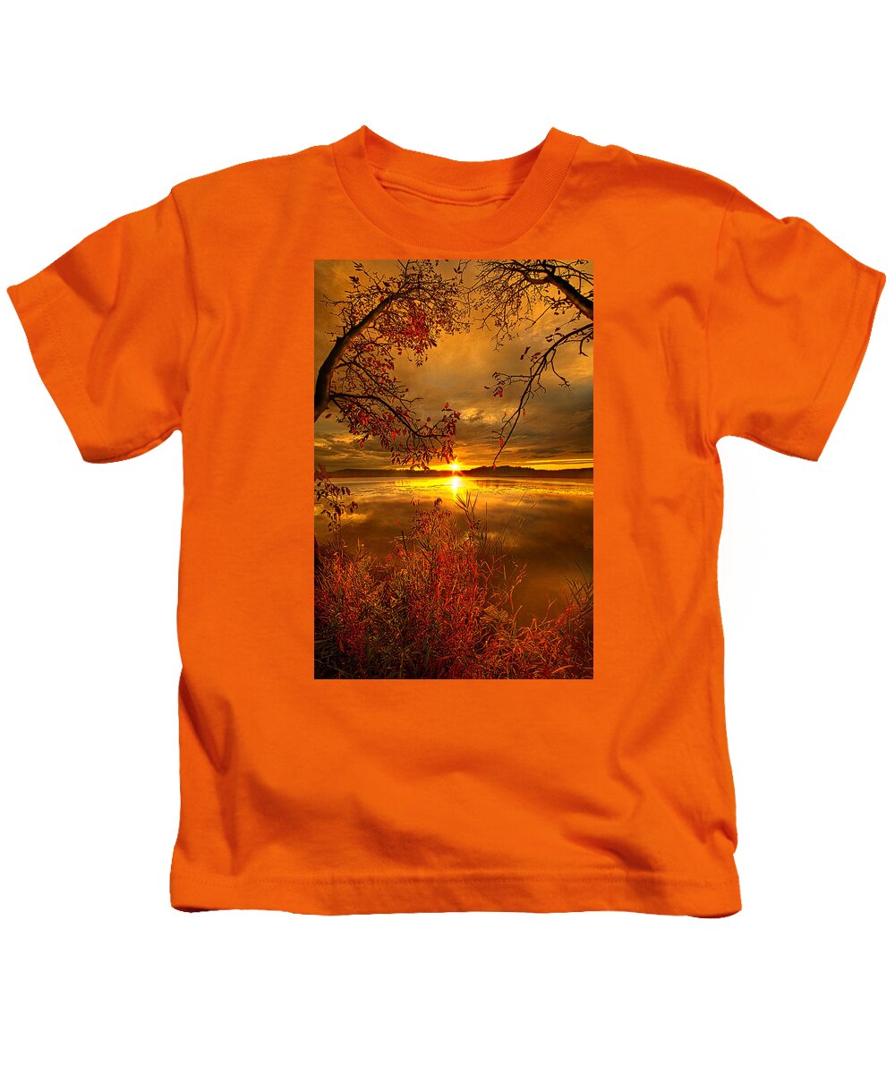 Lake Kids T-Shirt featuring the photograph Mother Nature's Son by Phil Koch